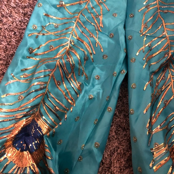 NWT Disney Jasmine from Aladdin Teal Costume XS - Picture 5 of 8
